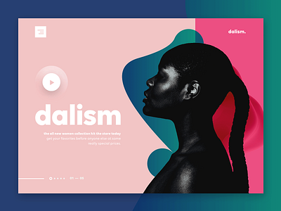 dalism - Online Fashion Store #3 clothing colors creative agency design designer clothing ecommerce fashion landing page minimal multi color one page online shop online store ui ui design user interface web design website website design