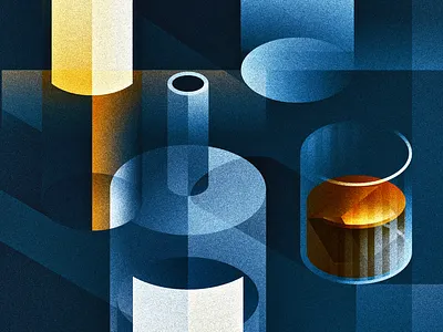 art deco cocktail art deco booze bottle cocktail design geometric illustration illustrator liquor texture vector