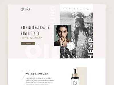Hemp CBD Cosmetics Website cannabis cbd oil cosmetics e commerce shop figma hemp hemp oil luxury branding luxury design luxury website