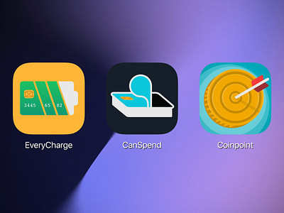 Expenses tracking app arrow battery can card coin money target