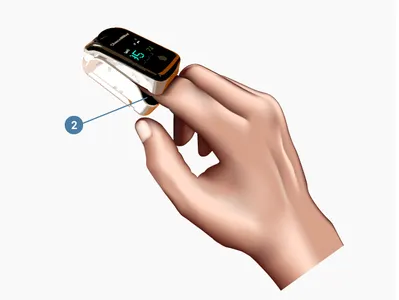 Pulse Oximetry illustration medical illustration spo2