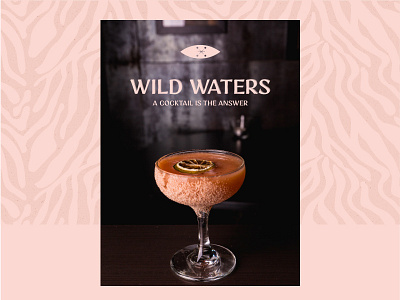 Wild Waters Cocktail Bar bar bars brand identity branding dailylogochallange logo pub restaurant restaurant branding type