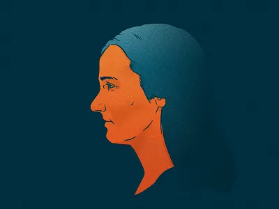 Sydney brush pen portrait profile saxton horne