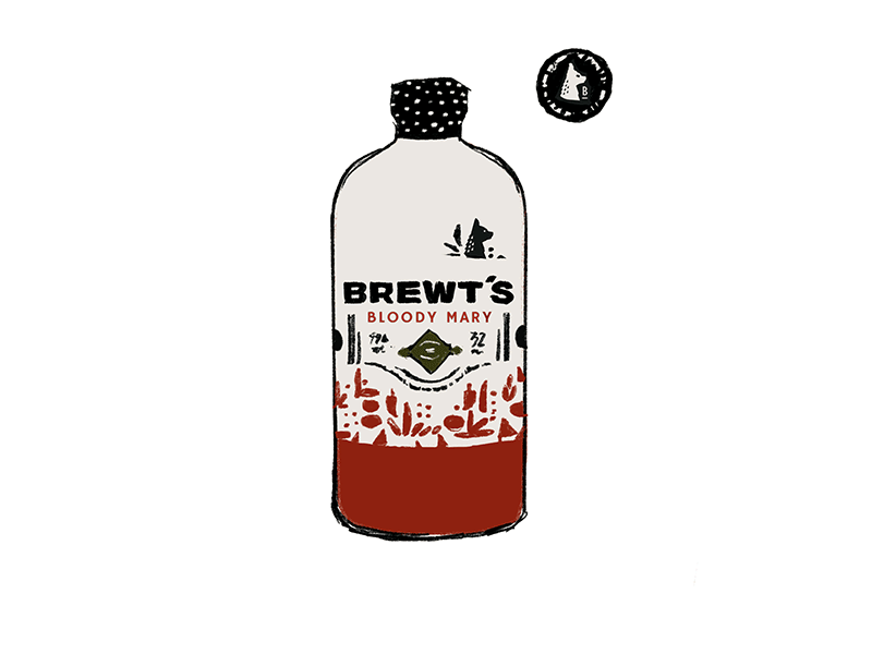 Packaging Concept Sketches art direction bloody mary bottle design branding design dog dog logo drawing emblem full circle graphic design illustration logo packaging packaging design typography