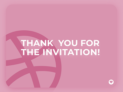 Thank you! invite