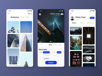 Image acquisition App ui ux