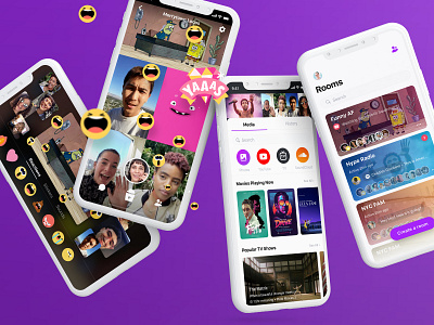 Airtime 2.0 chat design expression ios media movies phone product reactions social ui ui ux ux video