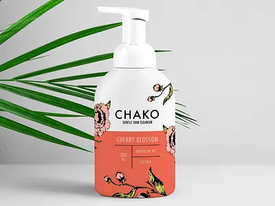 Package Design branding cherry blossom flowers graphic design illo illustration package design packaging print design skincare spring