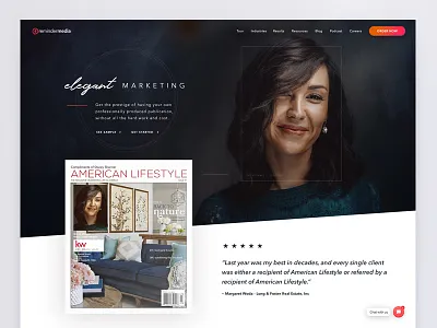 ReminderMedia.com Home Page Redesign homepage marketing real estate realtors webdesign