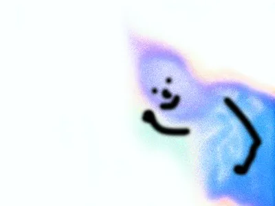 JRae Says Hi gradient illustration paint paintbrush sydney goldstein