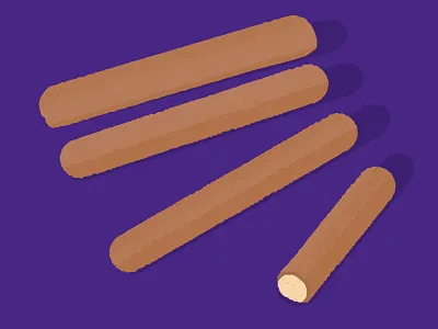 Daily Biscuit Challenge 07 biscuit cadbury chocolate chocolatefingers food illustration sweet texture treat vector