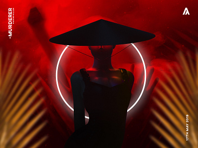 Red Murderer art circle design digital istanbul kill landing page leaf leaves main page psycho red web design women