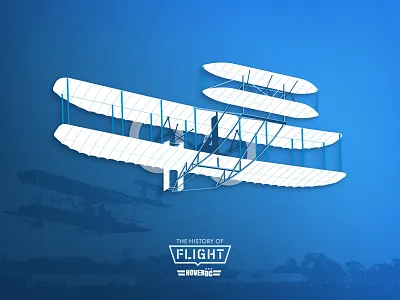 Wright Brothers aviation design hoverdc illustration signage team erickson vector view of dc washington dc wright brothers