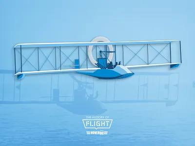 First Passenger Flight airplane aviation design flight flying hoverdc illustration signage team erickson vector view of dc washington dc wright brothers