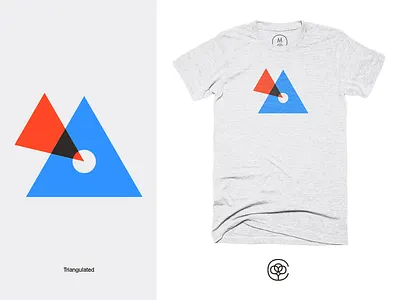 Triangulated apparel apparel design geometric tshirt tshirt design