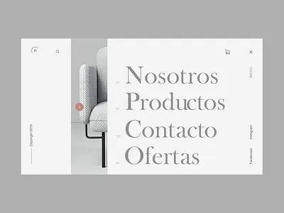 Home furniture 5 baskerville branding design web desktop helvetica neue interaction design landing minimal shop ui ux