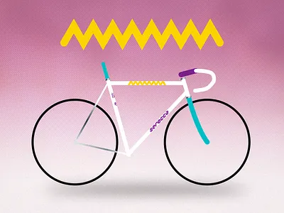 Serotta Paint Scheme bike cycling design illustration painting vector