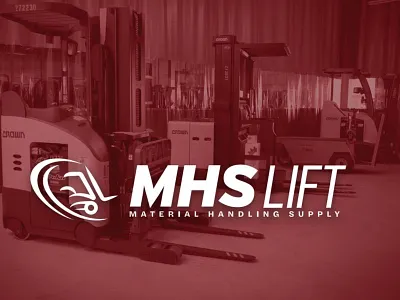 MSH Lift Final Concept blue collar branding forklift logo phldesign typography