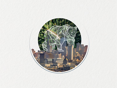 City by the Bay art collage design digital art draw illustration illustrator photoshop ui vector