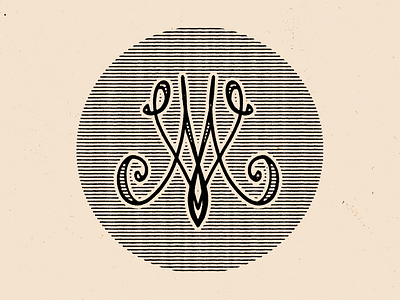 Old school m and v monogram exploration logo monogram type typography