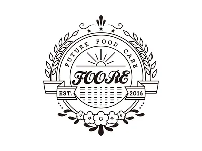 food company Logo design logo ui