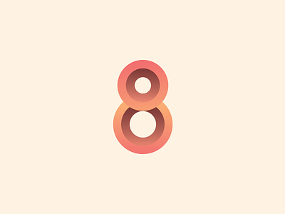 An 8 🎱 app art branding clean design identity illustration lettering minimal type typography ui vector web