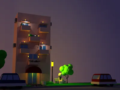 alone blender blender3d blender3dart