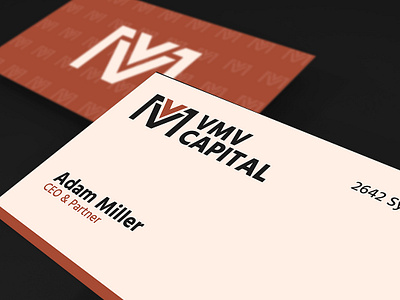 VMV Capital - Business Card brand brand identity brand identity design brand identity designer branding branding design branding designer business card business card design design geometric graphic design logo logo design logo design branding logotype minimal minimalistic design minimalistic logo typography