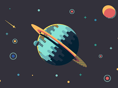 Planet design illustration vector