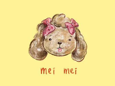 Mei Mei illustration procreate