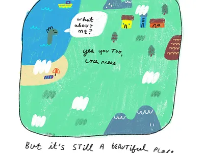 Last page from short story illustration illustrator kidlit kidsbook short story