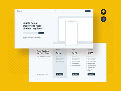Source Wireframe Kit clean design interface modern sketch template ui ui kit ux web design