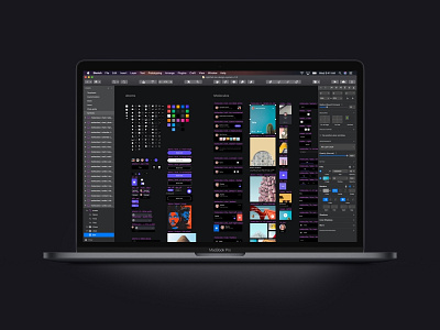 Nightfall Symbols app dark darkmode design design system flat ios mobile shop sketch ui ui design uikit ux uxdesign
