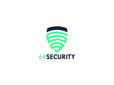 69SECURITY 69 anti virus branding design dribbble graphic design indonesia logo logo concept logogram logotype minimalist secure security shield simple sixty nine typography