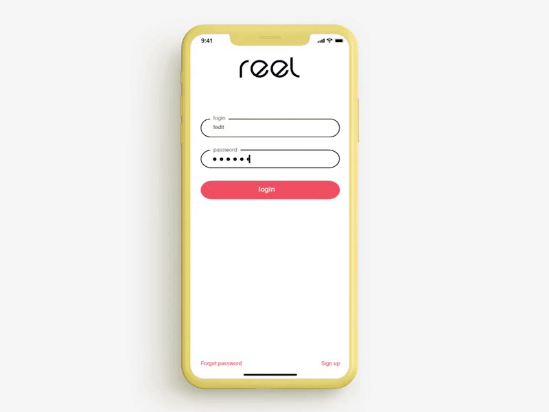Home Screen Movie App adobexd interface mobile app animation mobile app design uiux xddailychallenge
