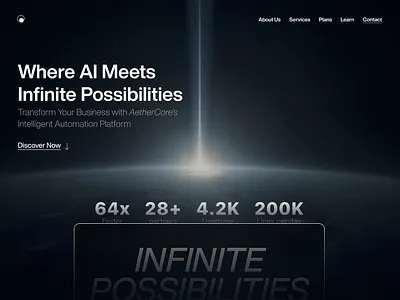 AI/SaaS Hero Exploration ai figma free hero landing page saas template ui ui design web design
