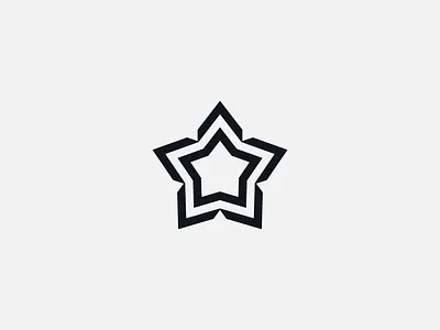 Twin Star branding graphic design icon logo shapes star logo vector