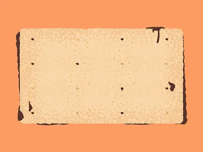 Daily Biscuit Challenge 08 bsicuit challenge digital edges illustration inspiration rough texture treat