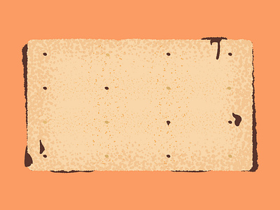 Daily Biscuit Challenge 08 bsicuit challenge digital edges illustration inspiration rough texture treat