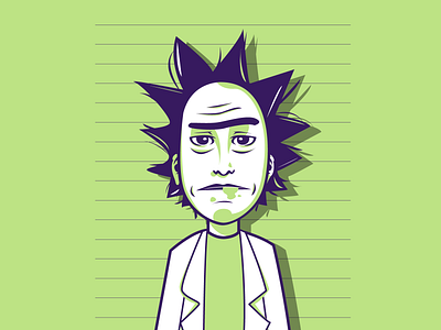 Rick and Morty adobe illustrator character design design dribbble flat graphic design illustration illustrator netflix portrait rickandmorty series shot vector