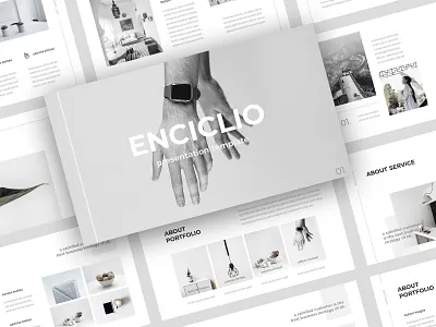 Enciclio – Creative PowerPoint Template agency branding business company corporate creative creative agency deck modern photography powerpoint powerpoint template presentation