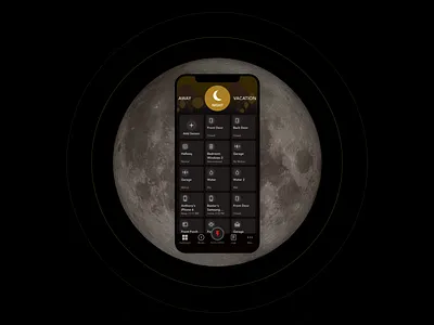 Home Security App | Night Mode app application home app illustration ios security app smart home ui ux