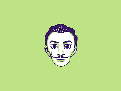 Salvador Dalì adobe illustrator artist character design design dribbble flat graphic design illustration illustrator painter portrait portrait art salvador dali shot vector