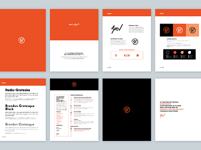 Self Branding Kit branding color color palette guide identity palette portfolio stev style style guide
