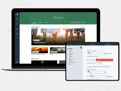 Ef Class design system ios app leadership product design responsive design ui desgin usability testing user research ux design