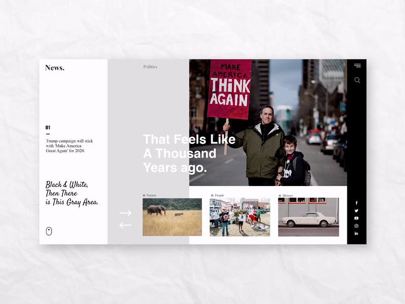 News | Landing page concept aftereffects invisionstudio landingpage ui uiuxdesign webanimation webdesign