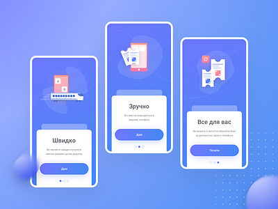 Onboarding Tickets Booking App app booking booking app clean design illustrations onboarding train travel ui ux
