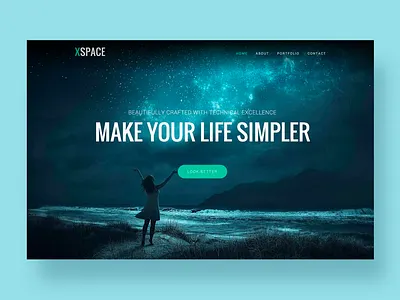 Xspace – Agency Website Template agency app bussines clean corporate design flat homepage interaction landing minimal page shop site typography ui web website