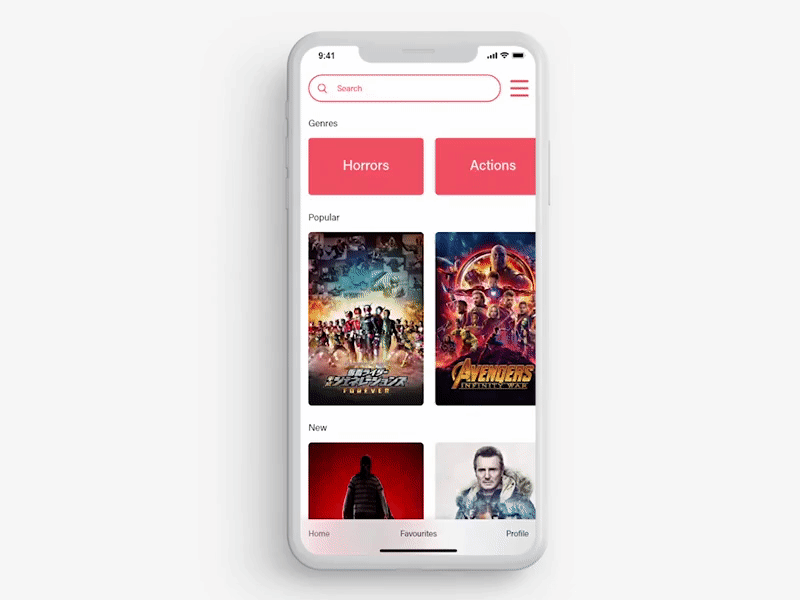 Hamburger Menu #XDdailychallenge adobexd animation madewithadobexd mobile menu uiux xddailychallenge
