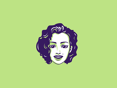 Marilyn Monroe actress adobe illustrator american artist character design design dribbble flat graphic design green illustration illustrator marilyn monroe mith neo portrait portrait art purple shot vector